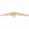 Ekena Millwork Bellingham Rough Sawn Timber Gable Bracket, Douglas Fir, 60"W x 10"H x 4"D x 6"F, 4/12 Pitch GBW060X10X0406BEL00RDF - alternate 4